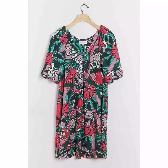 Anthropologie Tops - Anthropologie magnolia tunic S/M petite floral new